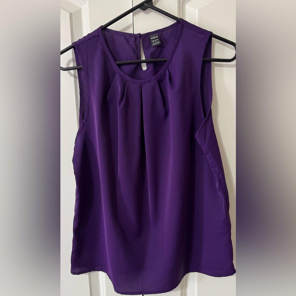 Purple Sleeveless Women's Top